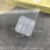 Molde para Unhas de Asa com Folha de Pássaro Creme, Novo Mais Vendido, Alta Transparência, Resistente à Oxidação, Fácil de Desmoldar, Ferramenta para Nail Art