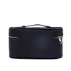 Nova Bolsa de Maquiagem Tecida Xadrez PU de Aparência Sofisticada Portátil de Grande Capacidade para Viagem Bolsa de Maquiagem Multifuncional