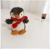 Solo RopaPeanut Penguin Ropa Colgante de Muñeca de 11 cm Peanut Penguin Ropa Bufanda Cama