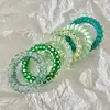 Elástico de Cabelo Fio de Telefone Anel de Cabelo para Mulheres, Estilo Fresco 2026 Nova Faixa Elástica Colorida, Alta Elasticidade e Acessório de Cabelo Durável