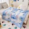 2024 Nueva Colcha de Verano Refrigerante para Niños Colcha Fresca de Seda Doudou Estampado de Dibujos Animados Guardería Siesta de Bebé Colcha de Aire Acondicionado