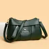 Bolsa de Ombro Estilo 2026 para Mulheres, Bolsa Transversal Elegante, Bolsa Tote de Couro Genuíno de Alta Qualidade, Bolsa de Couro Genuíno Estilo 2026