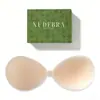 Almohadillas de Seno Sólidas de Silicona con Forma de Mango para Mujer, Protectores de Pezón Invisibles y Sin Costuras, Sujetadores Finos de Verano, Protectores de Pezón Strapless para Vestido de Novia