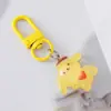 Llavero de Resina 3D de Dibujos Animados Estilo Girly Colgante para Bolso Decoración de Mochila de Estudiante Accesorio Creativo de Moda Venta al por Mayor