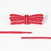 Cordones Kurokin de Poliéster Semircirculares Bicolor con Dientes Nb de 0.6 cm Adecuados para Zapatos Deportivos, Zapatos de Papá, Zapatos Casuales y Cordones