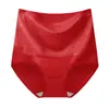 [Recrutando Agentes para Distribuição] Calcinhas Femininas 100% Algodão de Cintura Alta, Calcinhas Jacquard de Alta Elasticidade, Levanta Bumbum e Afina a Barriga, Forro 100% Algodão