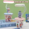 Nova Luminária de Mesa Pequena de Tecido Cartoon Criativo, Presente de Feriado para Crianças, Decoração de Mesa, Boneca Fofa que Brilha
