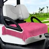 Cojín para Asiento de Carrito de Golf, Cojín Antideslizante, Funda para Asiento de Coche Turístico, Fácil de Limpiar, a Prueba de Polvo, Cojín Manta de Toalla de Color Sólido