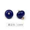 Botão pequeno de Jade Artificial para cheongsam botão de roupa Tang Hanfu camisa diy feito à mão colorido pão cozido contas de ábaco fivela decorativa