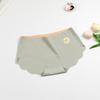 Ropa interior seamless de seda de hielo personalizada para mujer, especial para yoga y fitness, sin marcar la cadera, shorts de triángulo sin enrollarse, parte superior