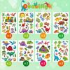 Adesivos para Festa de Dinossauros Adesivos Coloridos de Dinossauro Adesivos de Prêmio Inspiradores Artesanato DIY Scrapbook Clip Art