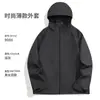 Chaqueta con capucha para exteriores, ropa de trabajo personalizada con impresión de logotipo, chaqueta de negocios corporativa, chaqueta de trabajo a prueba de viento e impermeable