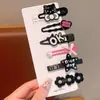 Horquilla para el pelo para niña, pequeña y bonita, con flores de verano, accesorios para el pelo para niña