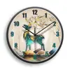 Relógio de Parede Criativo Sensuo Veado Dourado da Sorte Nórdico Moderno Luxo Leve para Casa Relógio de Parede Silencioso para Sala de Estar e Quarto
