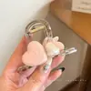 Elegante pinza de garra floral para peinado semi-recogido, nuevo modelo 2026 para mujer, pinza de tiburón de tamaño mediano para la parte trasera de la cabeza, accesorio para el cabello