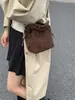 Bolso Cubo Textura Mate Retro Bolso Cesta Tejida 2026 Nueva Moda Diseño de Nicho Bolso de Hombro Cruzado