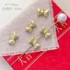 Estilo Chino Aleación Bolsa de la Fortuna Festiva Caballo de Madera Fortuna Cuentas Doble Cara DIY Colgante de Joyería Hecho a Mano Accesorios