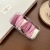 Diadema Rosa para Niñas, Sin Costuras, Goma para el Cabello Mixta de Alta Elasticidad, Cola de Caballo Mixta para Niños