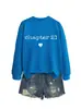 Capítulo 21 Amazon Ebay Sitio Independiente Sudadera Elegante de Moda para Mujer Cuello Redondo Manga Larga Camiseta Interior Exportación