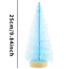 Suministros de Decoración Navideña Mini Árbol de Navidad Arreglo de Ambiente Festivo para el Hogar Árbol de Pinos de Colores Árbol de Pino Pequeño Artificial
