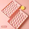 Bandeja de Hielo Grande Engrosada con Tapa, a Prueba de Polvo, Fácil de Sacar los Cubitos de Hielo del Congelador, Bolas de Hielo de Jugo Casero, Molde para Congelar Comida de Bebé