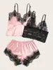 Conjunto de Lingerie Sexy Transfronteiriço Europeu e Americano, Estilo Puro Desejo Qqny Pijama Sexy, Lingerie Feminina 6022