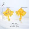 Pu Zuo Jiu não desbota acessórios faça você mesmo ouro Ginkgo Elefante King Kong Pilão Espírito Cobra Pingente Colar Clavícula Corrente para Mulheres