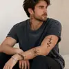 Pegatinas de Tatuajes Oscuros Transfronterizas en Stock, Pegatinas de Moda y Atmosféricas al por Mayor, Estilos de Celebridades de Internet Europeos y Americanos, Personalización de Pegatinas Decorativas