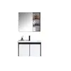 Gabinete de Baño Cerámica Lavabo Integrado Baño Puerta Doble Gabinete de Baño Lavabo Lavabo Combinación Panal de Aluminio