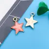 Mezcla 20 Colgantes de Cisne de Dibujos Animados con Goteo de Aceite, Flores, Aleación de Zinc para Pulseras, Pendientes, Collares, Accesorios de Joyería Hechos a Mano