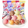 Paleta Alpina 48/96 Piezas Doble Disfrute Palo Tablero Colgante Bolsa Cadena Dulces Duros de Leche Avanzados Snacks Venta al por Mayor