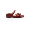 Nuevas Sandalias de Cuña de Charol de Moda de Primavera para Uso al Aire Libre, con una Sola Tira, Aumento Oculto de Altura, Lazo, Punta Abierta y Suela Gruesa
