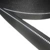 Suministrado Directamente del Fabricante, Banda de Borde Reflectante de Nylon Negro 2.2cm, Correa para Mascotas, Equipaje, Accesorios para Ropa