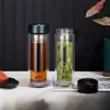 Nueva taza de vidrio aislante a prueba de explosiones de doble capa engrosada Yatai para uso en oficina y negocios con asa, adecuada para preparar té, venta al por mayor