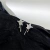 Aretes de Estrella Líquida Nicho Personalizados para Mujer Dulces Cool Viento Frío Aretes de Zirconia Moda de Alta Gama Elegantes