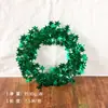 Fita de guirlanda pentagrama de arame 7,5mm Pingente de Natal Decoração de Natal Fabricante DIY