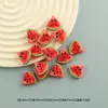 Colgante Creativo de Fruta Fresa Sandía Naranja Kiwi en Rodaja Colgante para Llavero DIY Adorno Accesorios