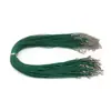Venta al por mayor de 100 Piezas de Cuerda de Cera Coreana de 1.5 mm para Accesorios de Collar, Cadena de Cuerda de Cuero, Cadena para Joyería DIY, Más Vendido en Amazon