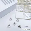 Venta al por mayor de joyas para uñas, transparentes, grandes diamantes con punta inferior, Super Flash, hacha torcida, gotas de agua, mariposa cuadrada gorda, accesorios para uñas de diamante blanco