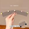 Artefacto para Acabado de Cabello Infantil Peine Lala Fijo para Niña Aro para Cabello Invisible Placa para la Parte Posterior de la Cabeza del Bebé Pinzas para el Cabello Accesorios para el Cabello