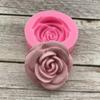 Nueva Promoción molde de silicona de rosa capullo de flor piedra aromática yeso para aromaterapia DIY fabricante de molde epoxi