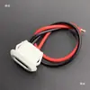 Enchufe Hembra Tipo-C de 2 Pines con Lámpara de Inyección de Cable Puerto de Carga Ovalado Cable Tipo-C Enchufe Hembra de Puerto USB C