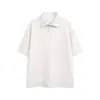 Camisa Polo Rumei Moda Simple Tendencia Estilo Old Money para Hombres y Mujeres, Camiseta Casual Holgada de Manga Corta de Verano para Parejas
