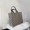 Bolsa Nicho Francesa Gentil de Alto Valor Feminina 2023 Nova Bolsa Tote de Grande Capacidade Bolsa de Trabalho de Classe