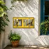 Bestseller transfronterizo Placa de matrícula con tema PARÍS Pintura decorativa Artesanía Placa de matrícula de hojalata Pintura de hierro 15x30cm