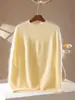 Nueva Prenda de Lana Cachemir Otoño/Invierno 2026 con Dobladillo Enrollado y Cuello Semi Alto, Suéter sin Mangas de Lana Cepillada
