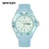 Sanda 1053 Aliexpress Estilo Ins Relógio de Quartzo para Estudantes Masculinos e Femininos À Prova d'Água Personalizado Criativo Produtos de Performance Fornecimento Direto