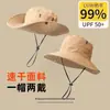 Chapéu de Caminhada ao Ar Livre para Mulheres, Chapéu de Proteção Solar para Montanhismo Estilo Japonês, Chapéu de Caminhada para Homens, Chapéu de Cowboy Ocidental, Chapéu de Pescador para Viagem
