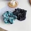 Inventario Mayorista de Comercio Exterior ¡Último Pedido! ¡Compra Grupal en Vivo! Goma para el Cabello Pequeña Floral Estilo Coreano Anillo de Intestino Grande Elegante Retro