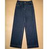 Calças Jeans Femininas Slim-Fit de Perna Reta Estreita com Bloqueio de Cor de Novo Estilo, Tridimensionais Salva-Espaço, que Alongam a Silhueta, Jeans com Elasticidade em Quatro Direções
